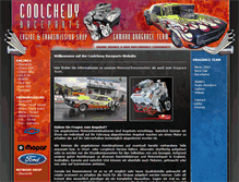 Tablet Screenshot of coolchevy-raceparts.com